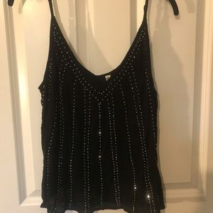 Bedazzled Free People tank